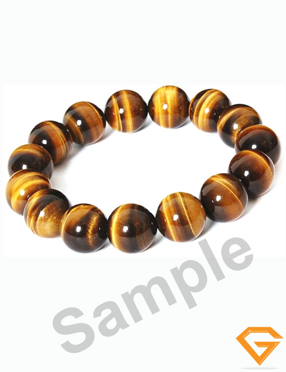 Natural Tiger Eye Stone Bracelet 8mm
